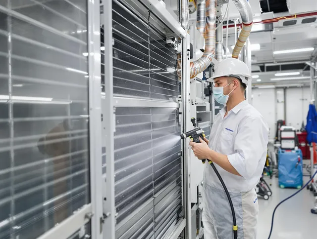 Professional AC coil cleaning by Warren Air Duct Cleaning in Warren