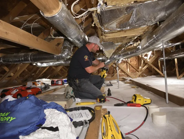 Professional air duct repair by Warren Air Duct Cleaning in Warren