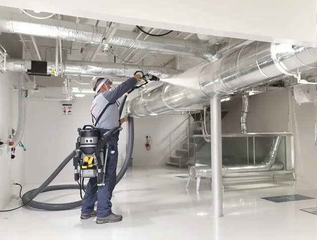 Professional central duct cleaning by Warren Air Duct Cleaning in Warren